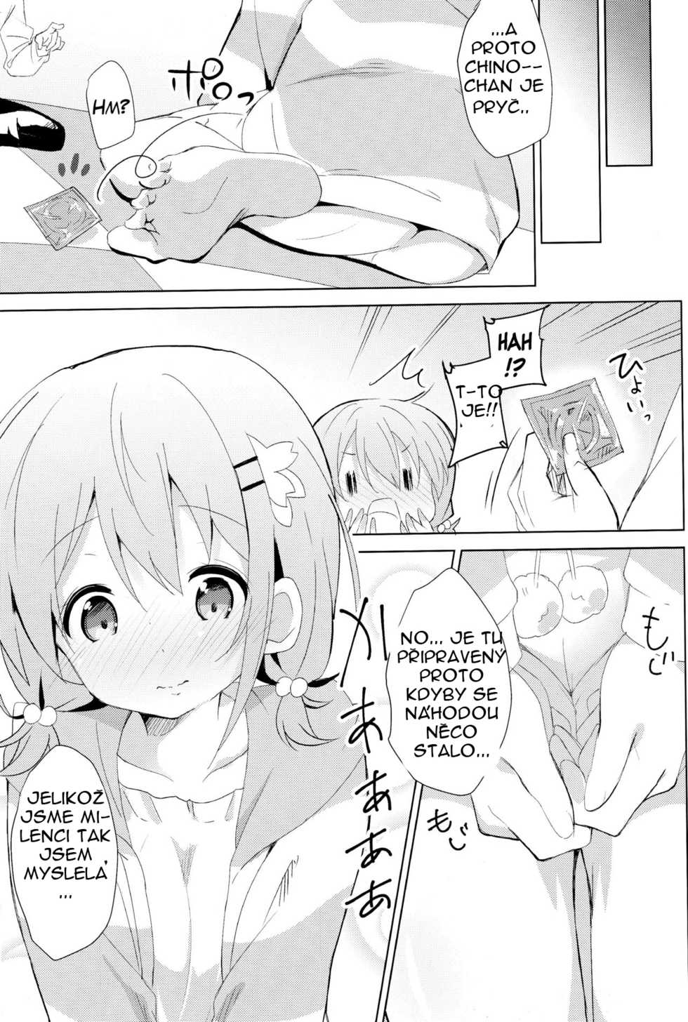 (C89) [Sekine (Sekine Hajime)] Gochuumon no Kokoa desu - It is a cocoa of your order (Gochuumon wa Usagi Desu ka?) [Czech] - Page 6