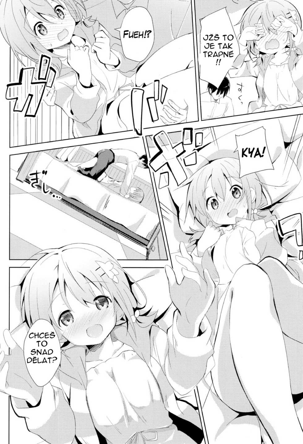 (C89) [Sekine (Sekine Hajime)] Gochuumon no Kokoa desu - It is a cocoa of your order (Gochuumon wa Usagi Desu ka?) [Czech] - Page 7