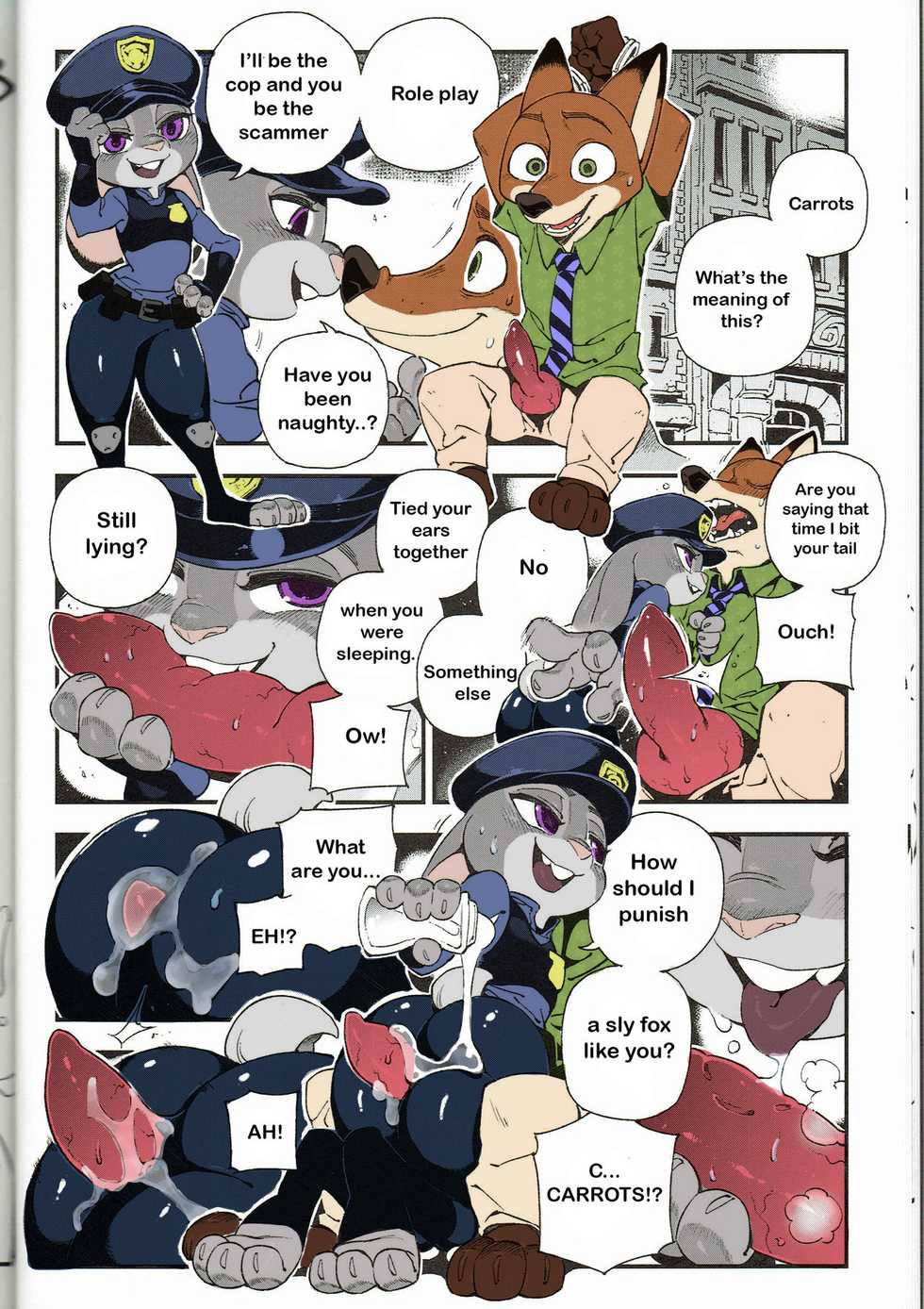 [Bear Hand] What Does The Fox Say? (Zootopia) [English] [Colored] (pawtsun) - Page 16