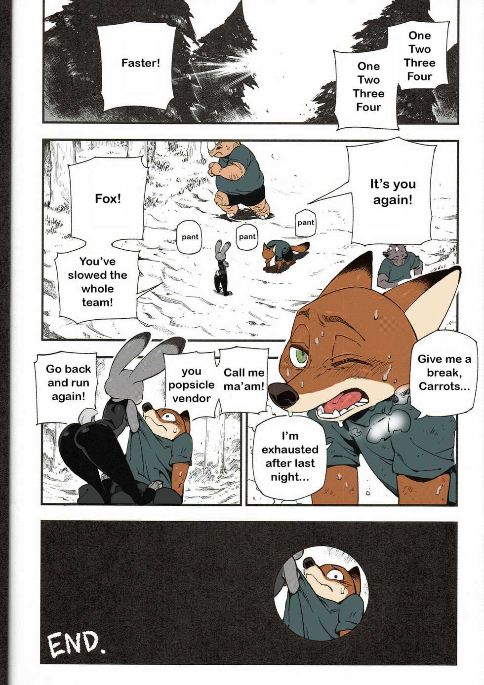 [Bear Hand] What Does The Fox Say? (Zootopia) [English] [Colored] (pawtsun) - Page 22