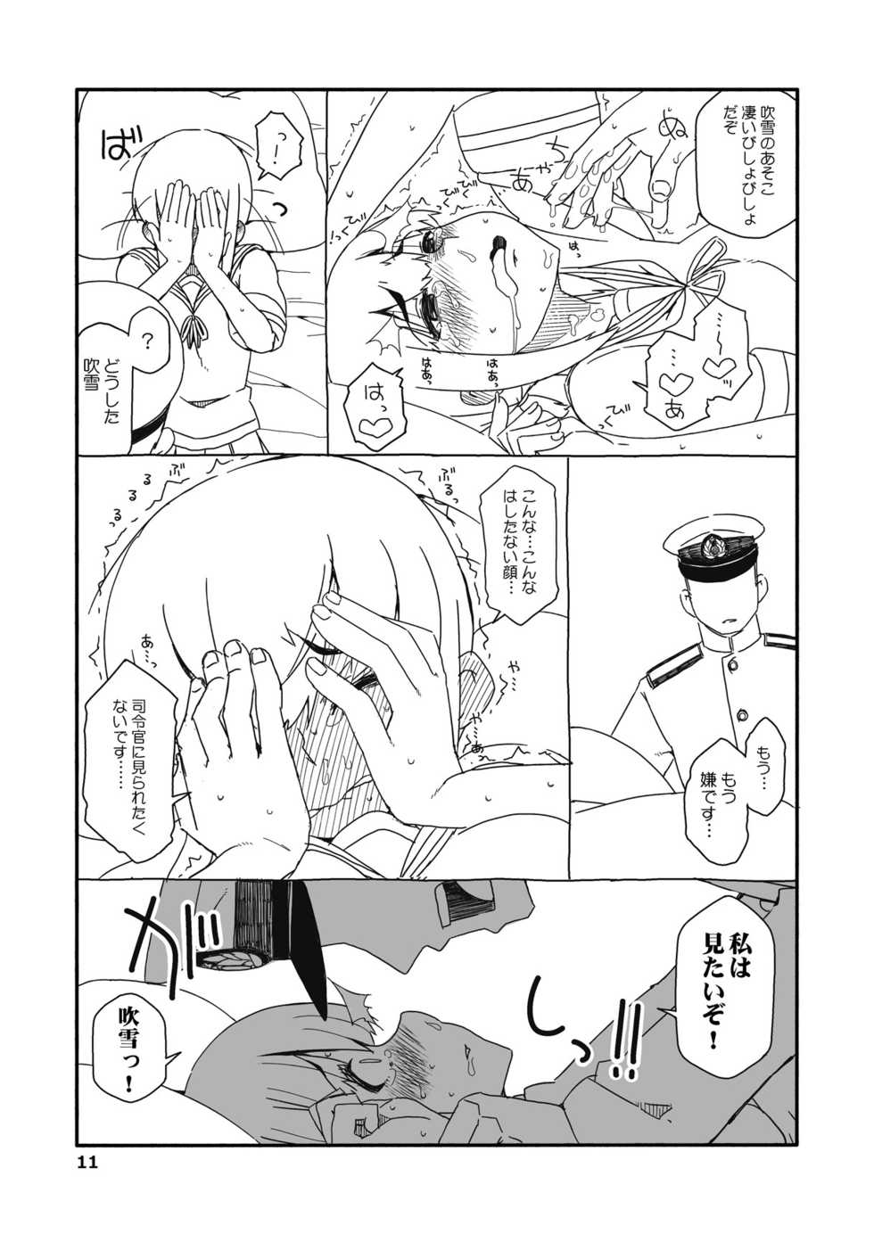 [Sandai Yokkyuu (Nanakura Nanane)] Fubuki-chan ga Onna ni Naru Made Kai (Kantai Collection -KanColle-) [Digital] - Page 10