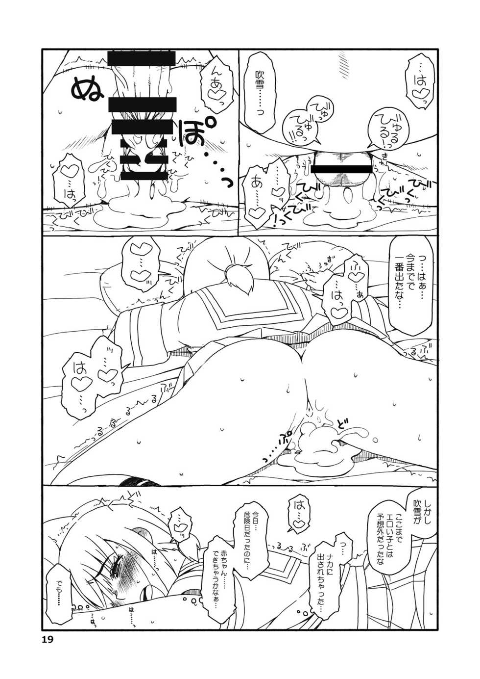 [Sandai Yokkyuu (Nanakura Nanane)] Fubuki-chan ga Onna ni Naru Made Kai (Kantai Collection -KanColle-) [Digital] - Page 18