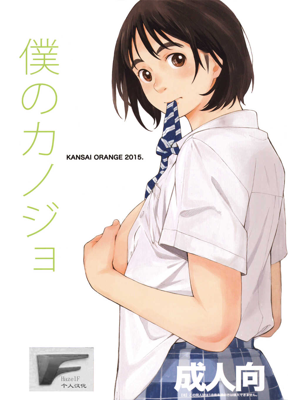 (COMIC1☆9) [Kansai Orange (Arai Kei)] Boku no Kanojo (Fujiyama-san wa Shishunki) [Chinese] [HazelF个人汉化] - Page 2