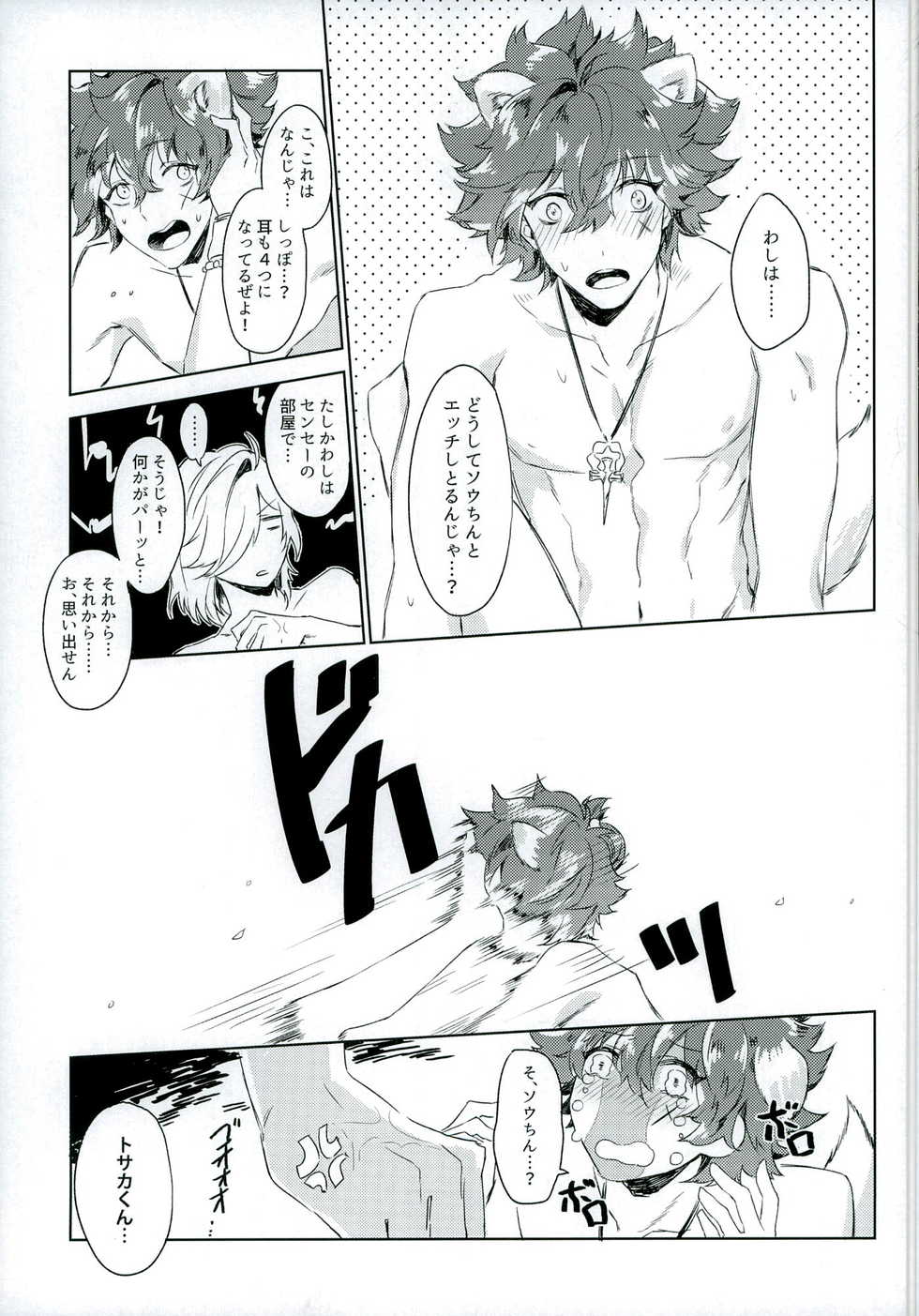 (Ishin Denshin 4) [Ryokucha Kousei (Mogi)] Top Idol ga Wan-chan o Kai Hajimemashita! (Bakumatsu Rock) - Page 23