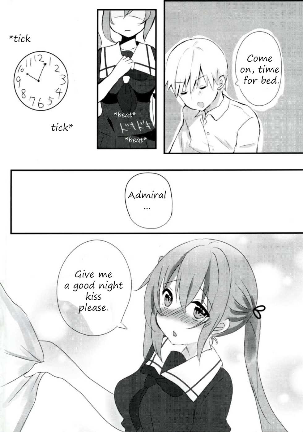 [Qualia Cheese (Touko)] Murasame-chan wa Kiss ga Shitai | Murasame-chan wants to kiss (Kantai Collection -KanColle-) [English] [SeekingEyes] - Page 3