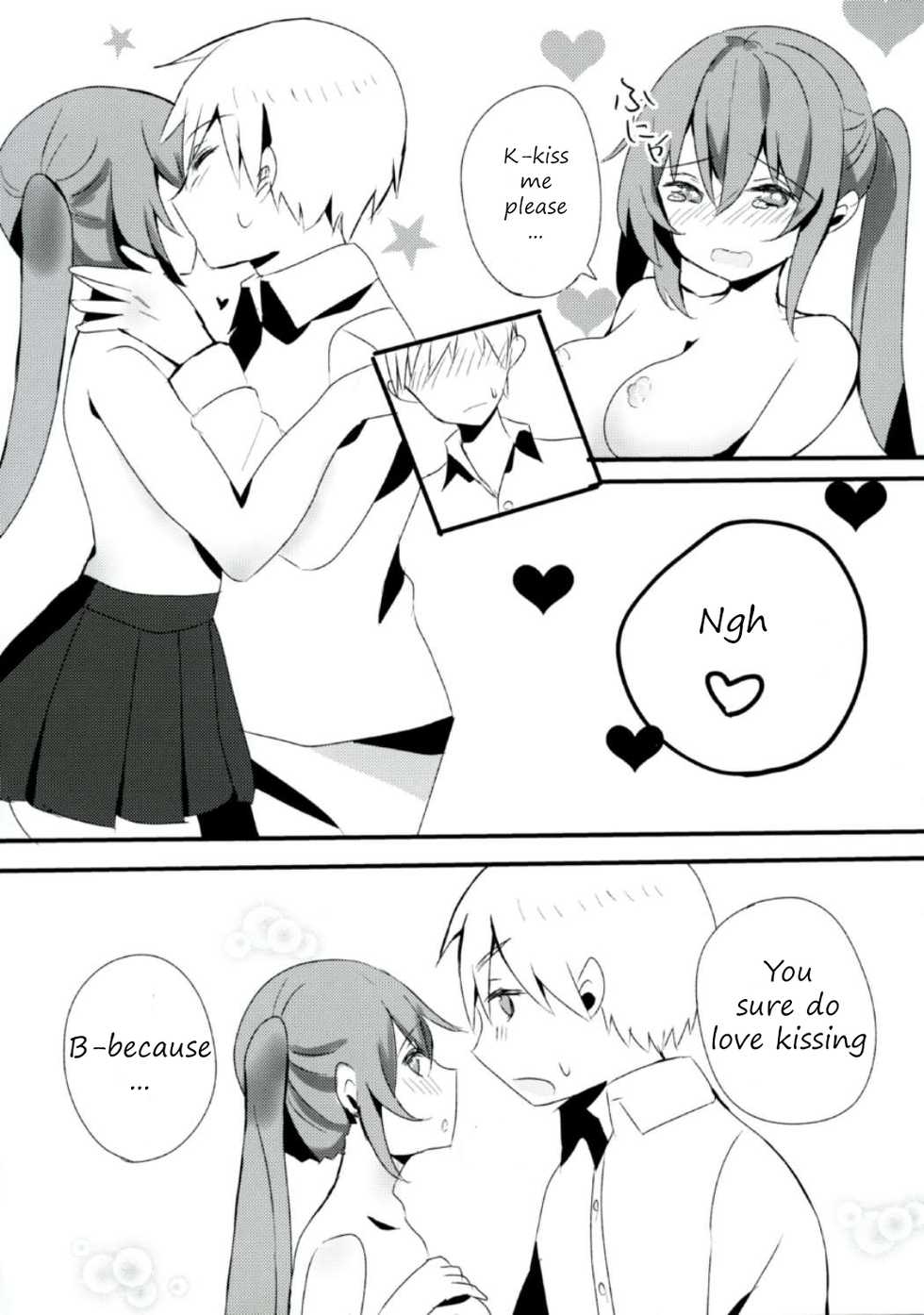 [Qualia Cheese (Touko)] Murasame-chan wa Kiss ga Shitai | Murasame-chan wants to kiss (Kantai Collection -KanColle-) [English] [SeekingEyes] - Page 9