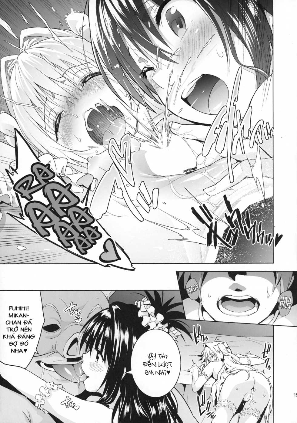 (C90) [sin-maniax (Todoroki Shin)] harem end (To LOVE-Ru) [Vietnamese Tiếng Việt] [LeGenjutsu] - Page 14