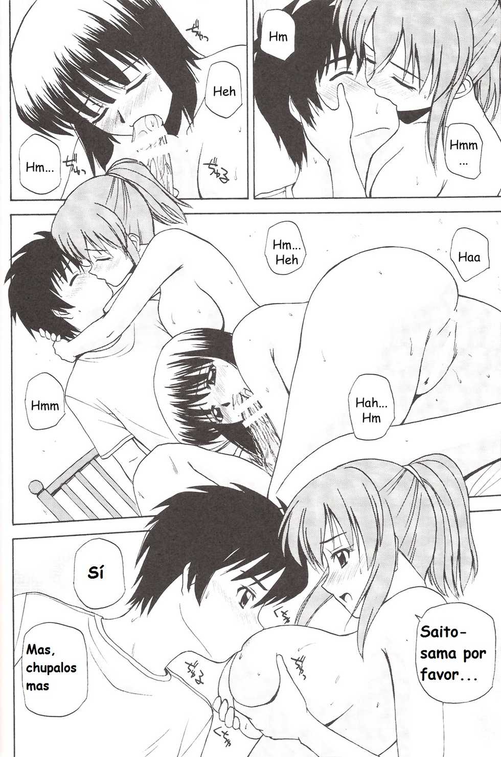 (C73) [G-SCAN CORP. (Satou Chagashi)] Le beau maitre 3 (Zero no Tsukaima) [Spanish] [Eromonogatari] - Page 13