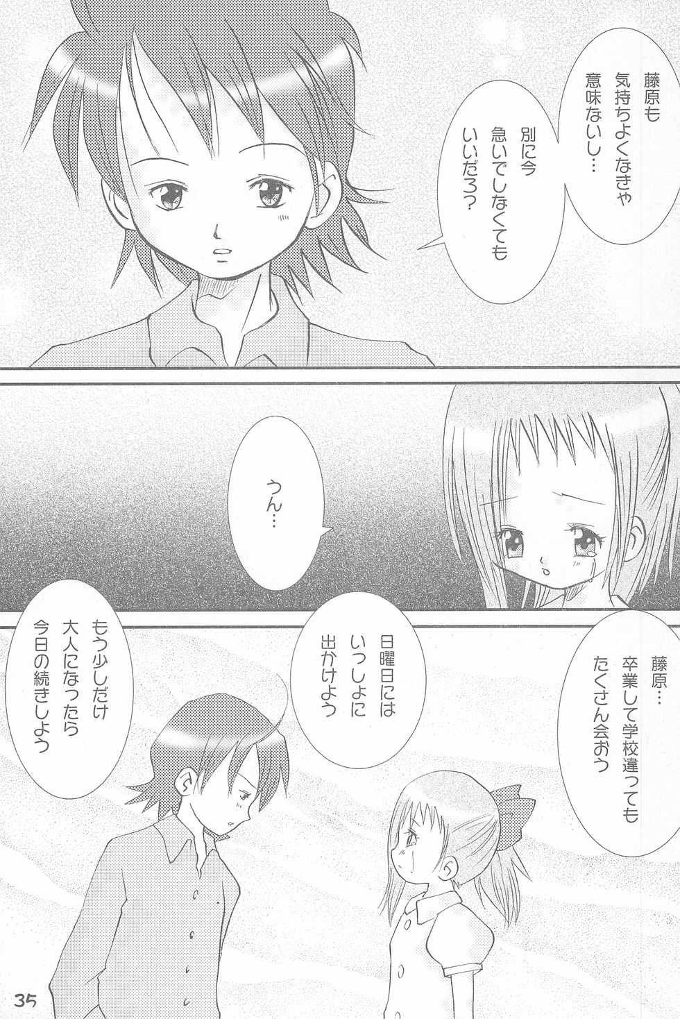 (Mou Hitotsu no Sotsugyou) [Love Bird (Kozakura Botan)] Shounen H (Ojamajo Doremi) - Page 35