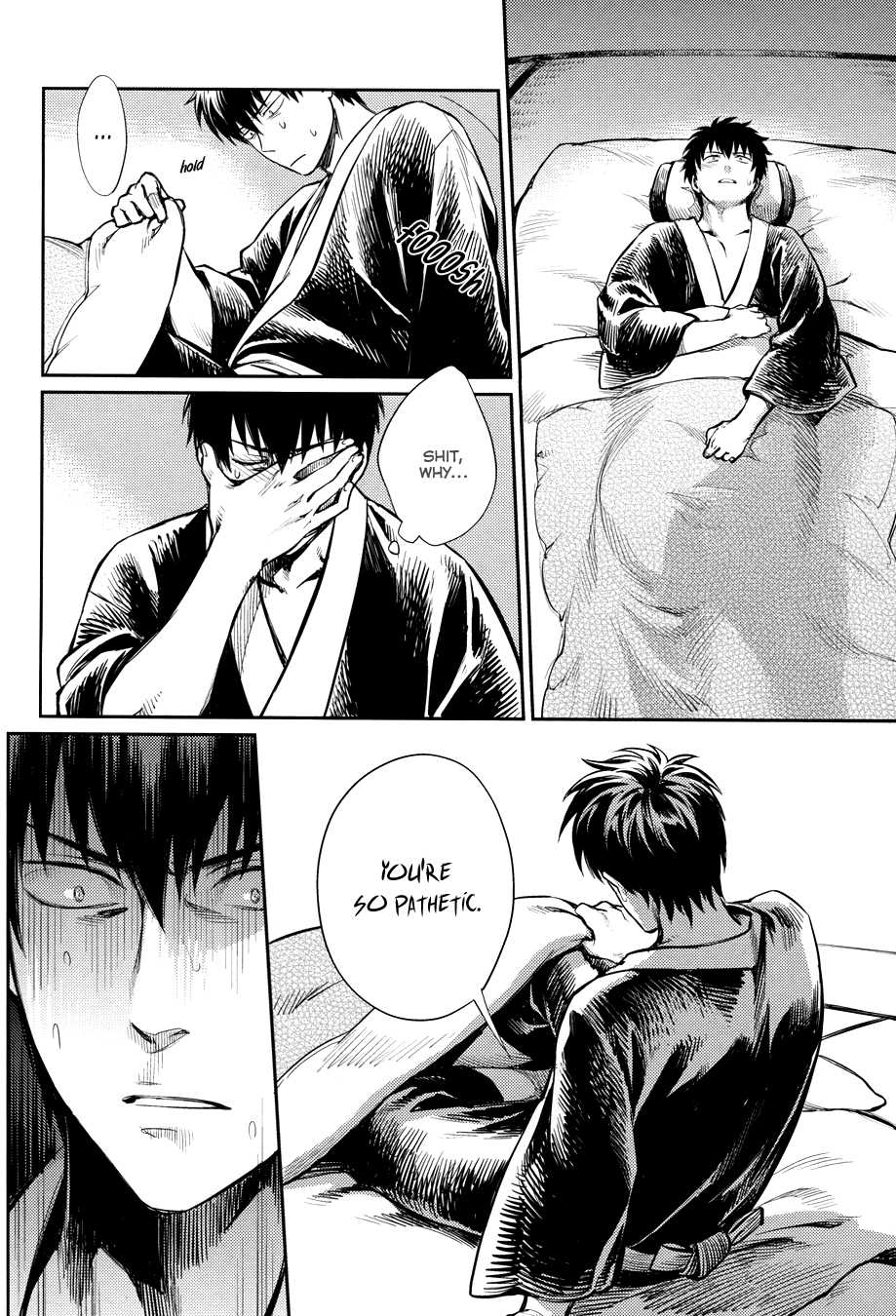 (SPARK8) [3745HOUSE, tekkaG (Mikami Takeru, Haru)] No Talking Man (Gintama) [English] [Fujoshi Bitches] [Decensored] - Page 8