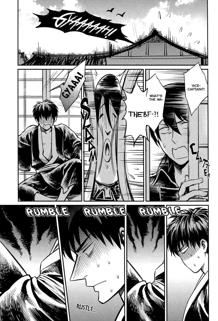 (SPARK8) [3745HOUSE, tekkaG (Mikami Takeru, Haru)] No Talking Man (Gintama) [English] [Fujoshi Bitches] [Decensored] - Page 9