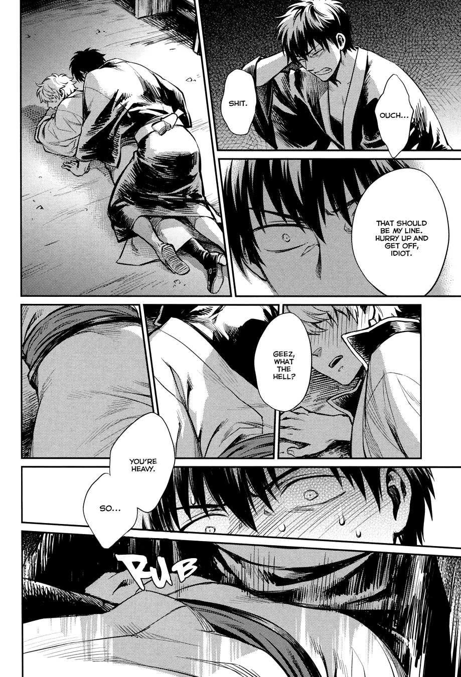 (SPARK8) [3745HOUSE, tekkaG (Mikami Takeru, Haru)] No Talking Man (Gintama) [English] [Fujoshi Bitches] [Decensored] - Page 18