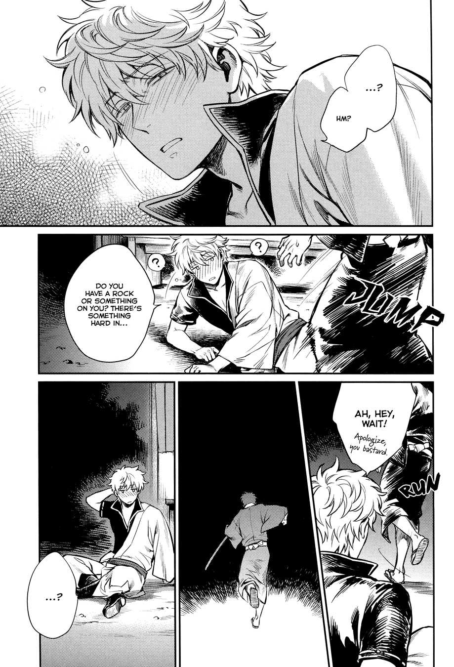 (SPARK8) [3745HOUSE, tekkaG (Mikami Takeru, Haru)] No Talking Man (Gintama) [English] [Fujoshi Bitches] [Decensored] - Page 19