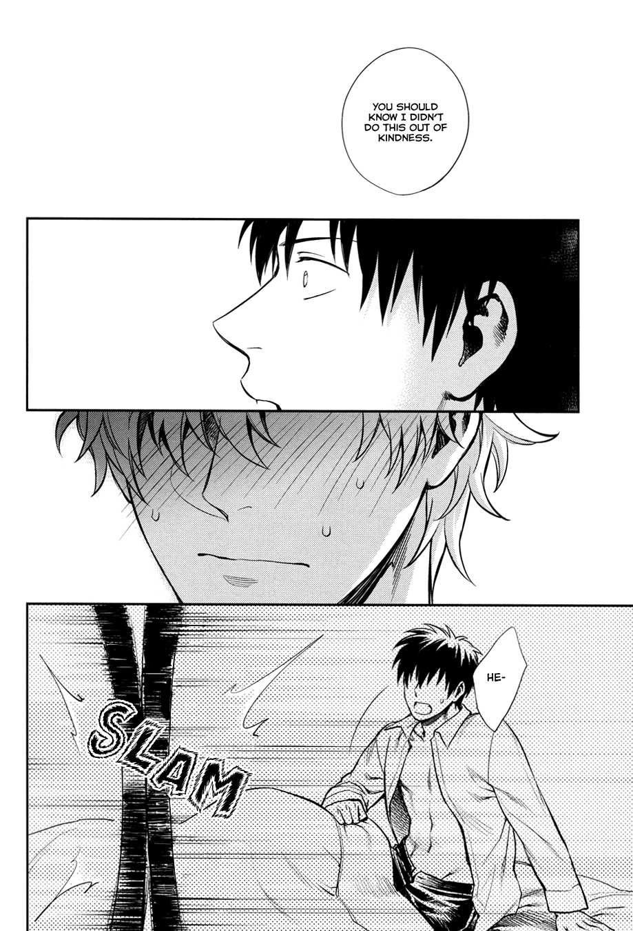 (SPARK8) [3745HOUSE, tekkaG (Mikami Takeru, Haru)] No Talking Man (Gintama) [English] [Fujoshi Bitches] [Decensored] - Page 38