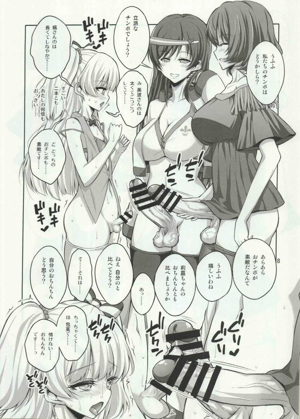 (C91) [Senya Sabou (Alpha AlfLayla, Ogata Mamimi)] Futanari Onee-san x Otokonoko Cosplayer AV Satsuei Hen Kanzenban (THE IDOLM@STER CINDERELLA GIRLS, Danganronpa) - Page 7