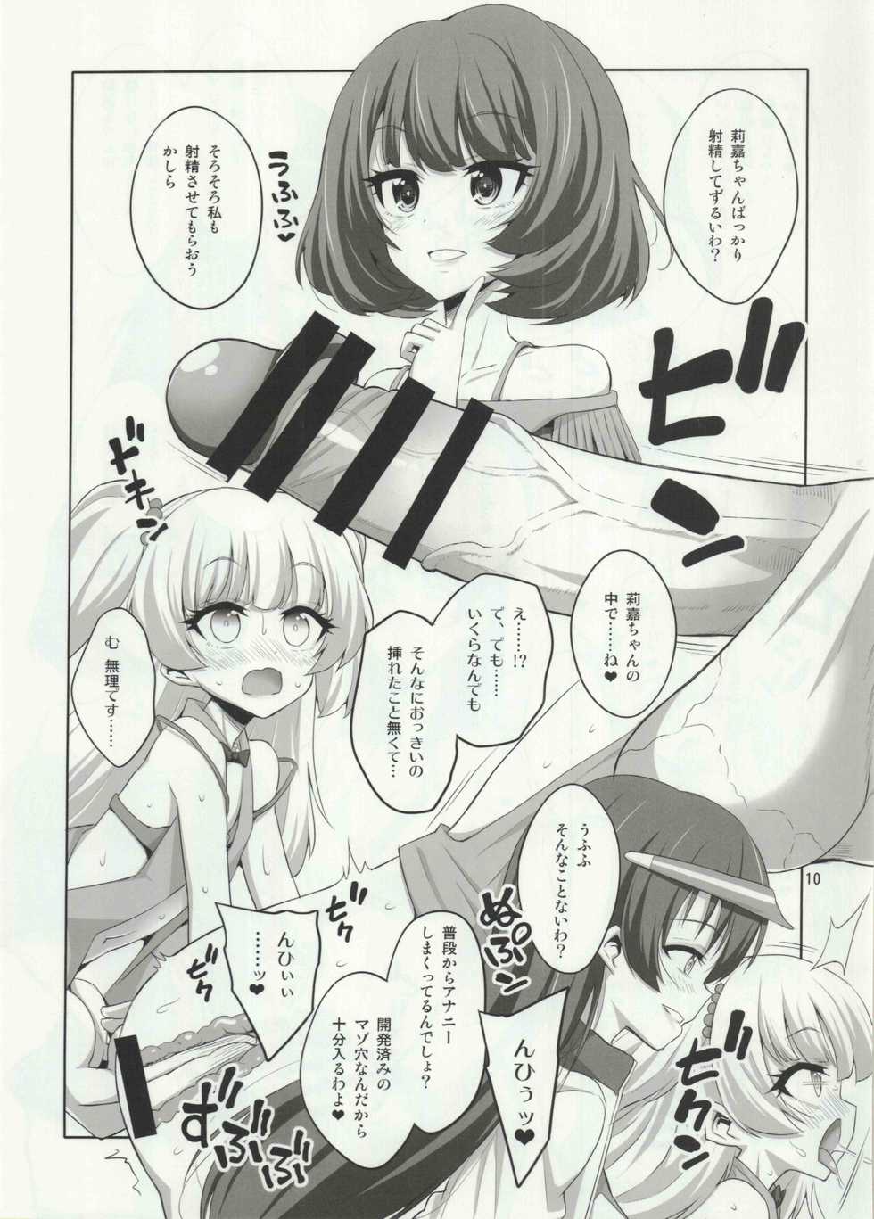 (C91) [Senya Sabou (Alpha AlfLayla, Ogata Mamimi)] Futanari Onee-san x Otokonoko Cosplayer AV Satsuei Hen Kanzenban (THE IDOLM@STER CINDERELLA GIRLS, Danganronpa) - Page 9