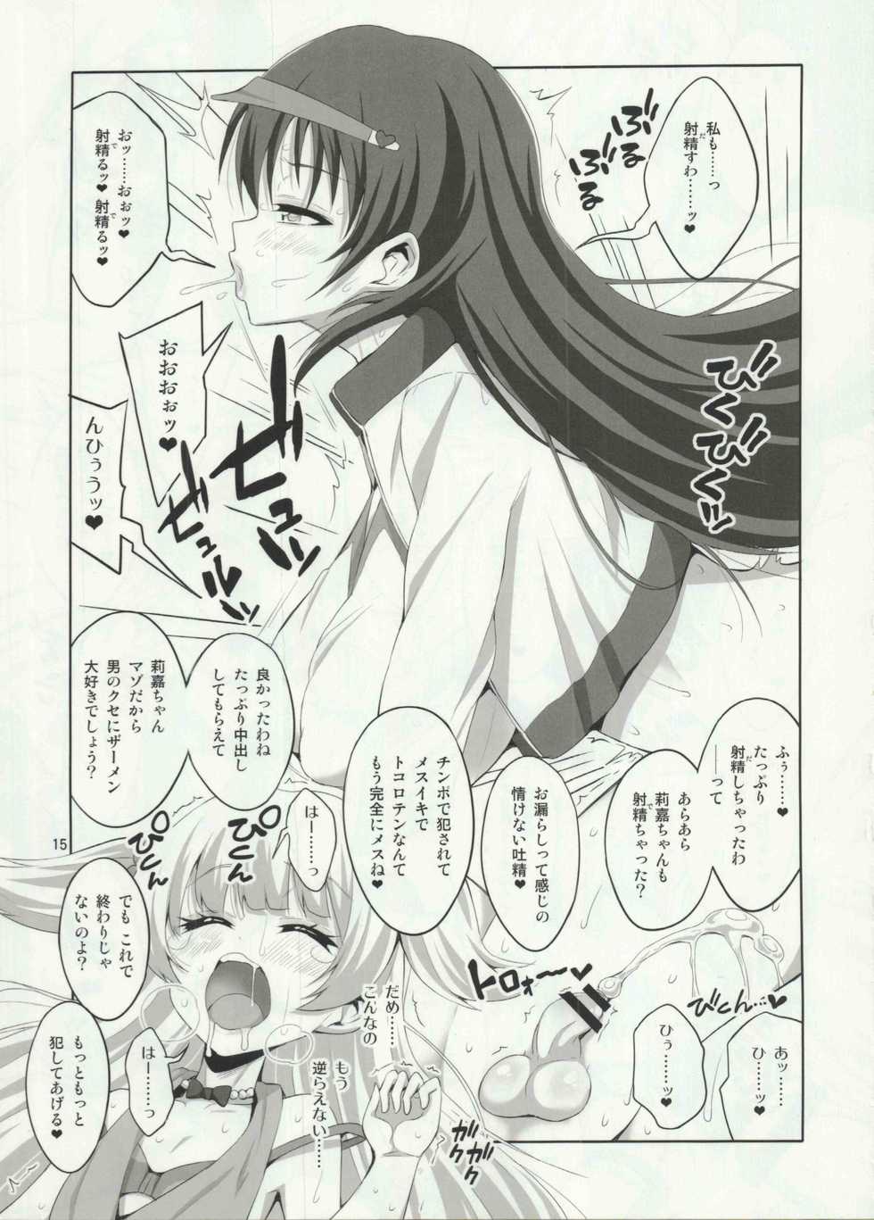 (C91) [Senya Sabou (Alpha AlfLayla, Ogata Mamimi)] Futanari Onee-san x Otokonoko Cosplayer AV Satsuei Hen Kanzenban (THE IDOLM@STER CINDERELLA GIRLS, Danganronpa) - Page 14