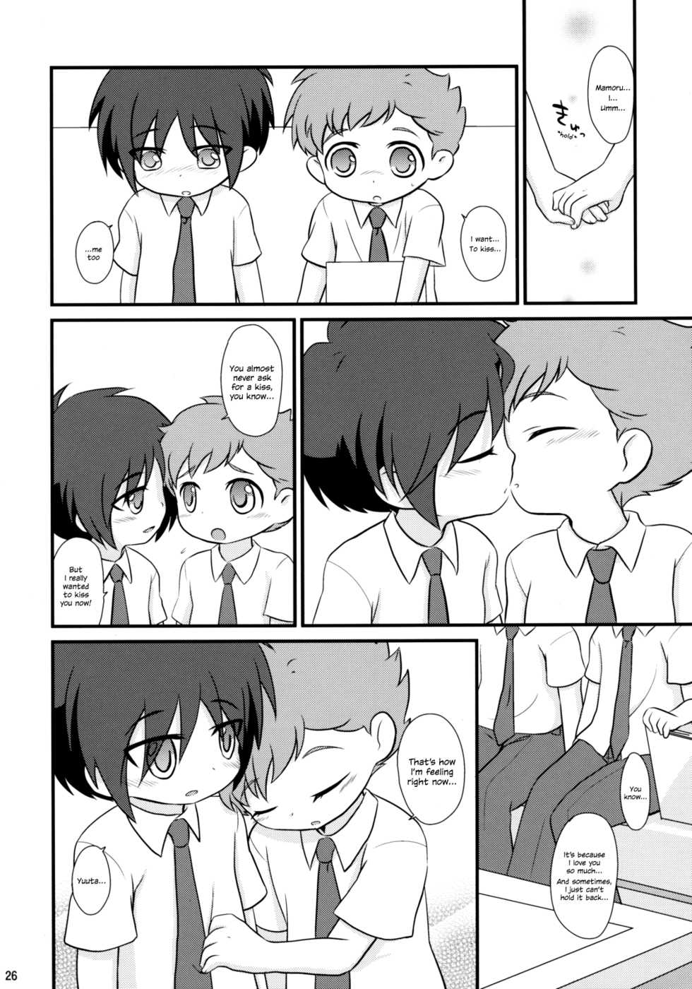 (Shota Scratch 9) [Ad-Hoc, Fuwawa (Gonta Kahoru, Okino Matsushiro)] Milk Caramel (Net Ghost PiPoPa) [English] [Shotachan] - Page 25