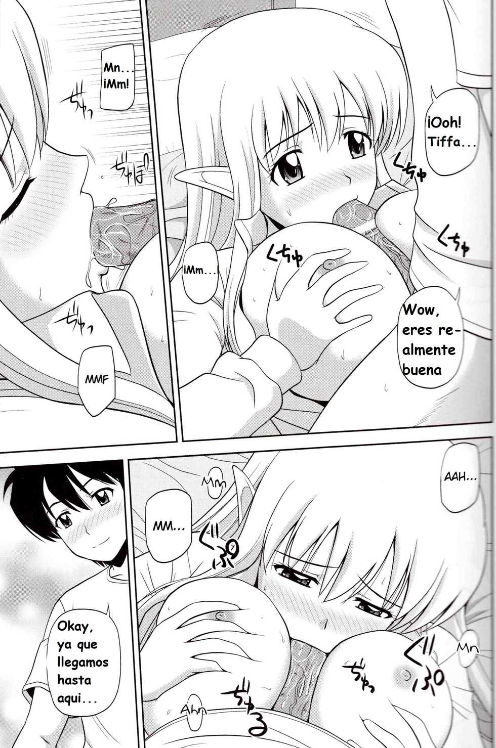 (C81) [G-Scan Corp. (Satou Chagashi)] Le Beau Maitre 9 (Zero no Tsukaima) [Spanish] [Eromonogatari] - Page 12