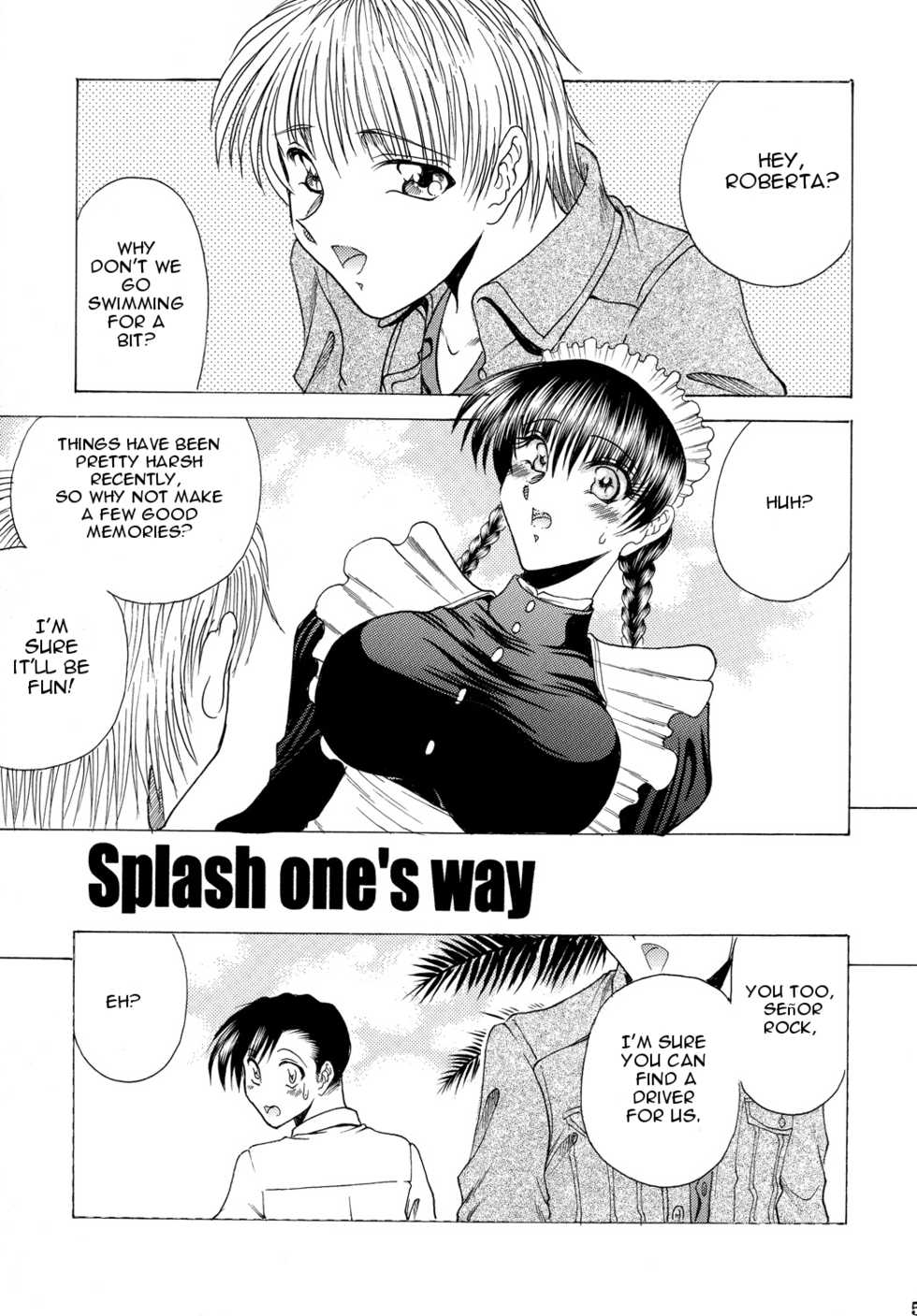 (C77) [Circle Taihei-Tengoku (Towai Raito)] ZONE 48 ~Splash one's way~ (Black Lagoon) [English] [EHCOVE] - Page 4