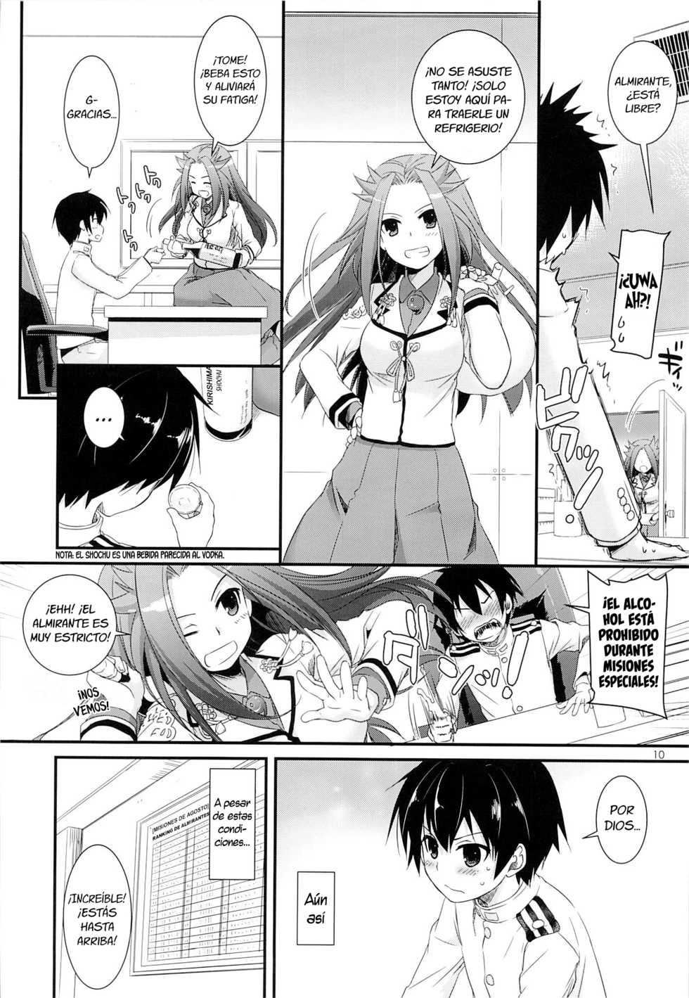 (C85) [Digital Lover (Nakajima Yuka)] D.L. action 82 (Kantai Collection -KanColle-) [Spanish] [Oni Twinscans] - Page 9