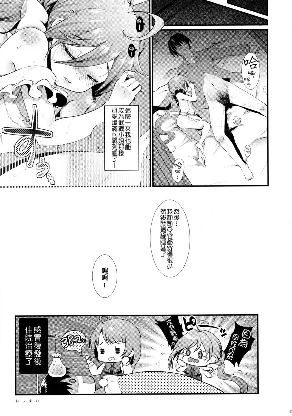 (C91) [Kuma-tan Flash!, Eclipse (Hanao., Rougetu)] Se-no!! (Kantai Collection -KanColle-) [Chinese] [女子力研究X无毒汉化组] - Page 13