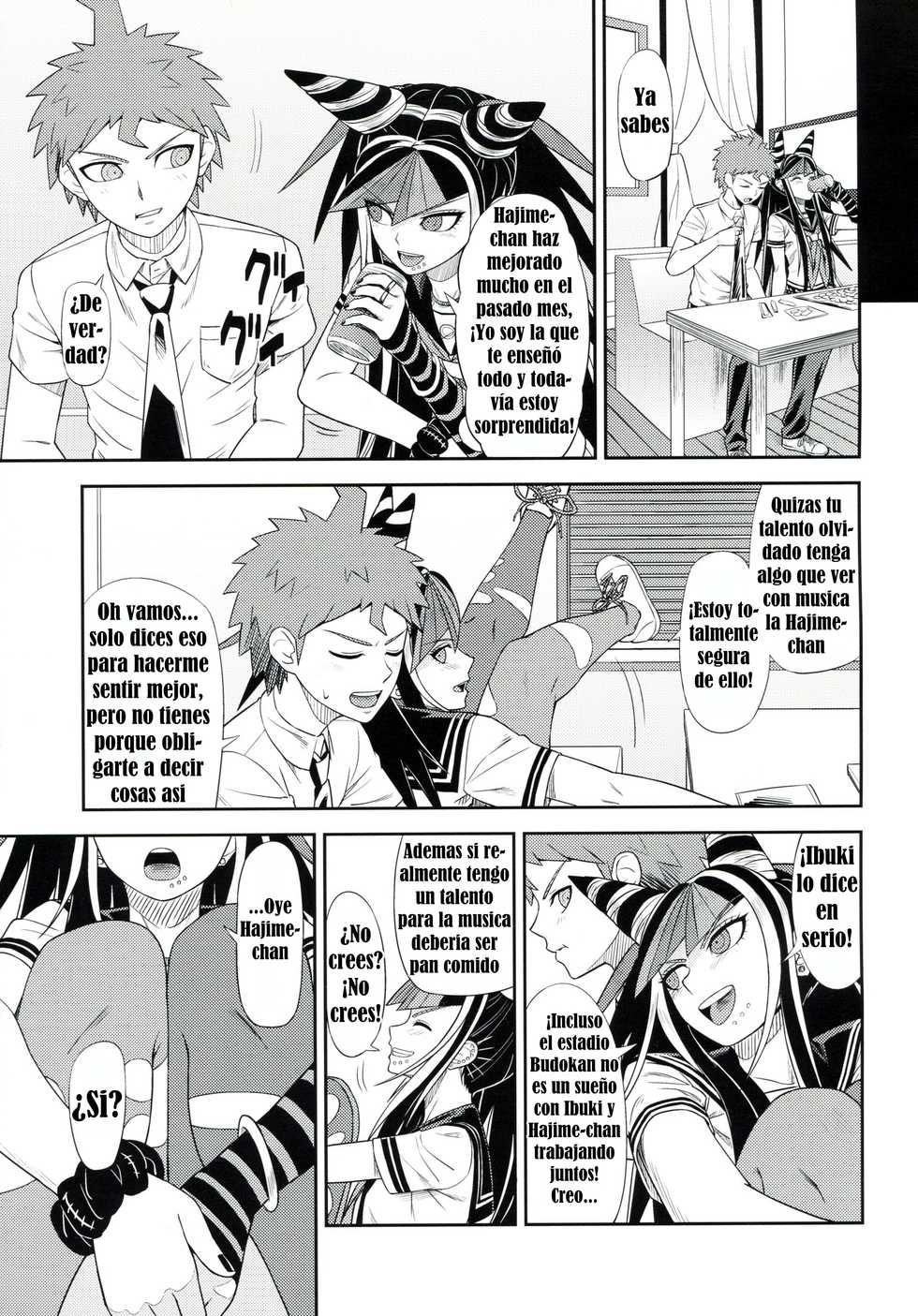 (Gakuen Trial 5) [Niji wo Machinagara (Biwa)] Kanjou Oklahoma Mixer 3 (Super Danganronpa 2) [Spanish] [Damnation77] - Page 4