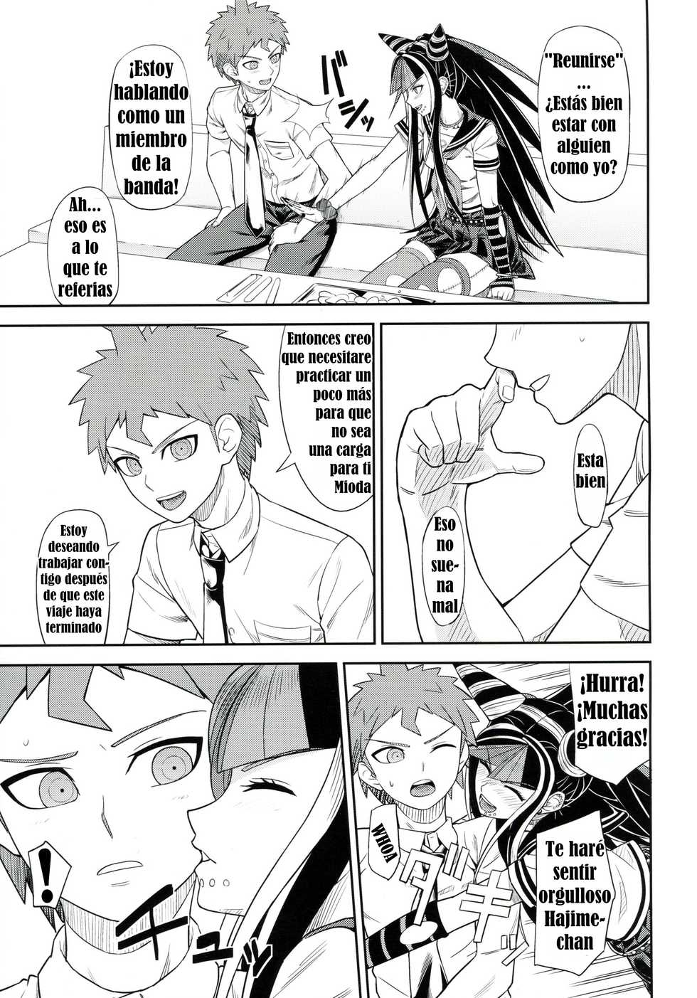 (Gakuen Trial 5) [Niji wo Machinagara (Biwa)] Kanjou Oklahoma Mixer 3 (Super Danganronpa 2) [Spanish] [Damnation77] - Page 8