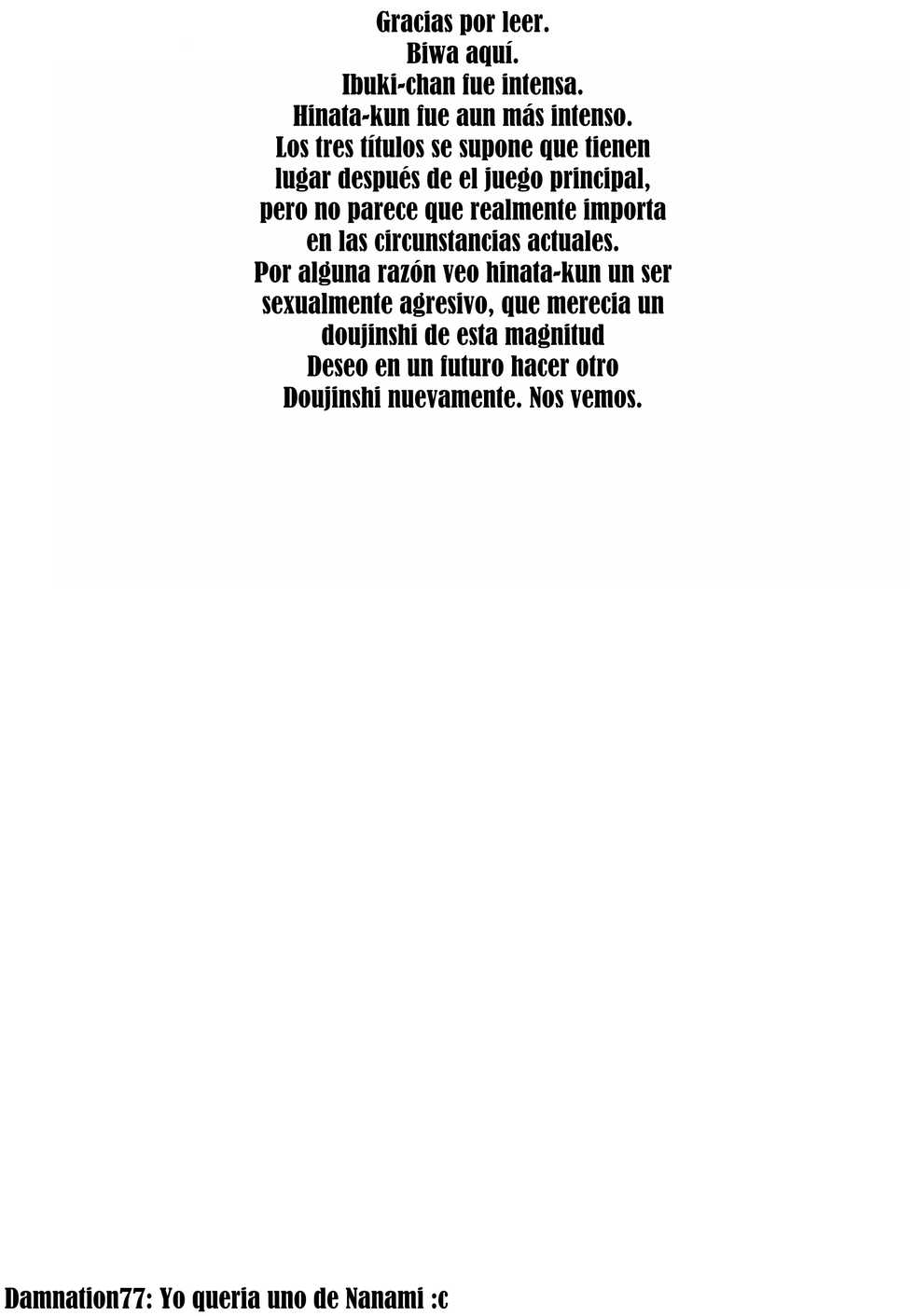 (Gakuen Trial 5) [Niji wo Machinagara (Biwa)] Kanjou Oklahoma Mixer 3 (Super Danganronpa 2) [Spanish] [Damnation77] - Page 27