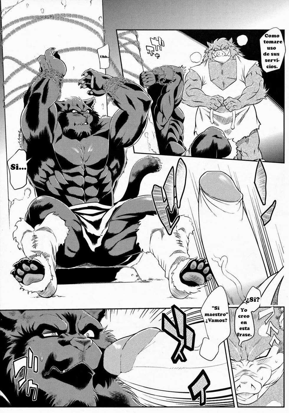 (C76) [Sweet Taste (Amakuchi)] Juuma Retsuden | Leyenda de la Bestia Demoniaca (Dragon Quest Retsuden Roto no Monshou) [Spanish] [Tori-Traducciones II] [Decensored] - Page 8