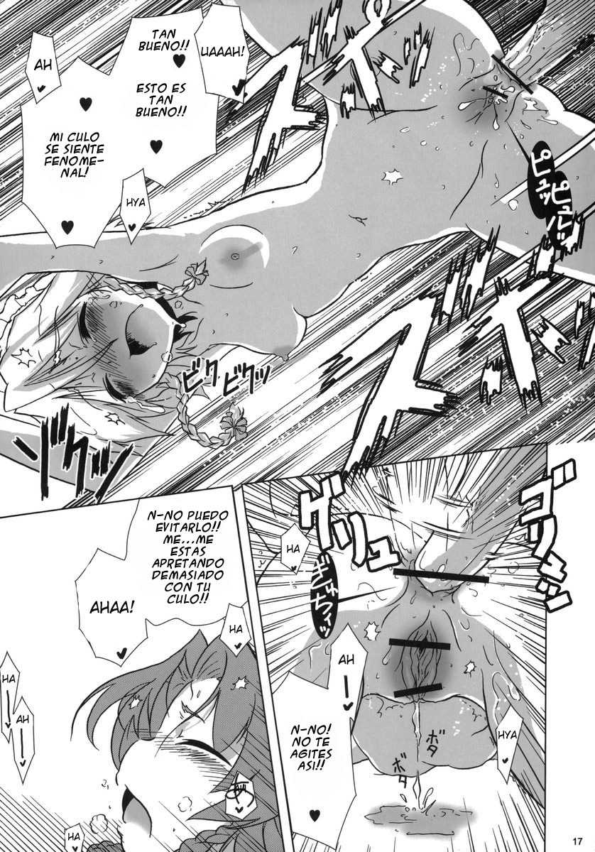 (C70) [Gutenberg no Musume (KnightO Satoshi)] Kajin Komusume Chuuka na Meiling! | Bloom Human Main Point (Touhou Project) [Spanish] [Touhou Hentai] - Page 17
