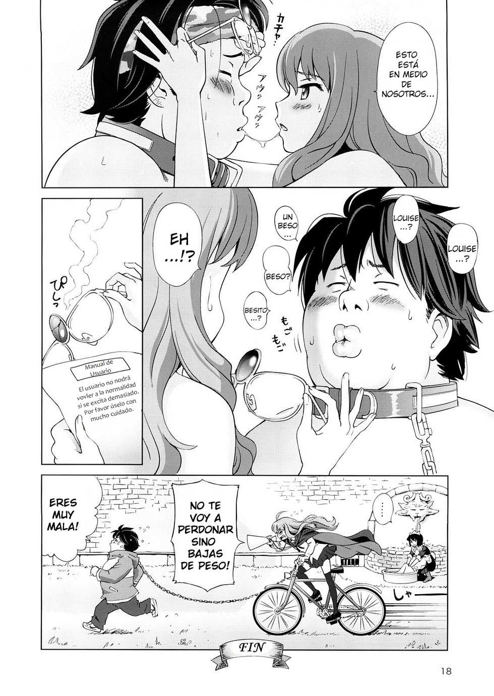 (C73) [OtakuLife Japan (Senke Kagero)] Louise to Himitsu no Heya - Louise and Her Secret Room (Zero no Tsukaima) [Spanish] [Lanerte] - Page 19