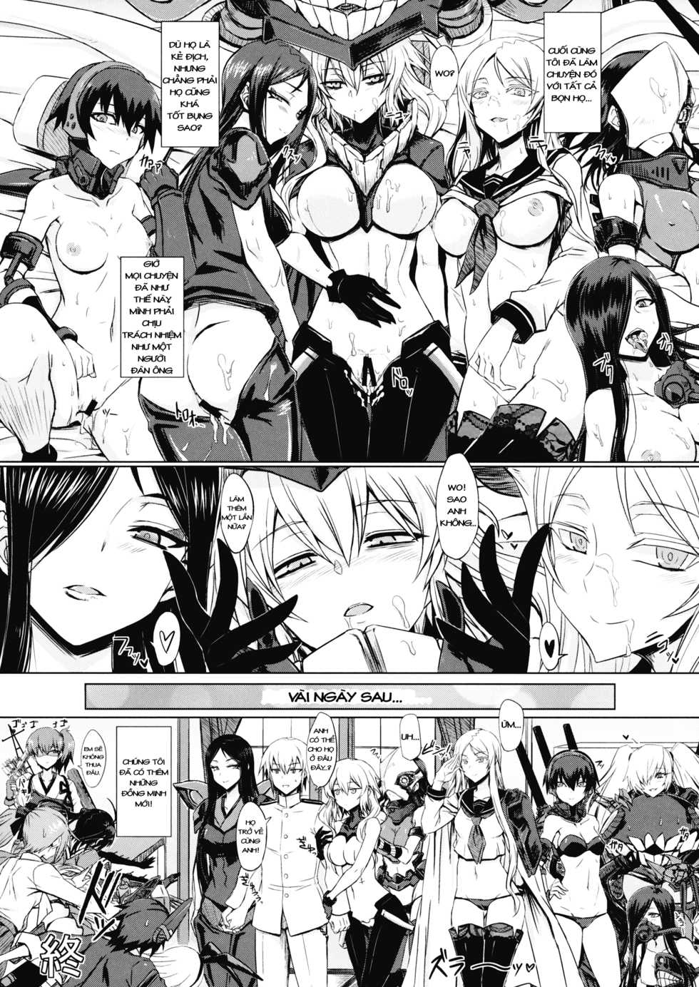 (Houraigekisen! Yo-i! 4Senme!) [Minarai Honpo (Minamoto Jin, ATTP)] Shinkai Seikan Meibo (Kantai Collection)  [Vietnamese Tiếng Việt] [Incomplete] - Page 16