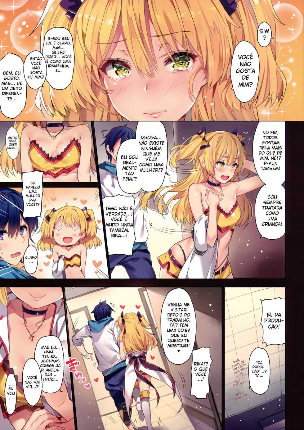 (C90) [MoonPhase (Yuran)] Jougasaki Shimai no Itazura na Yume - Mischievous dream of Jogasaki sisters (THE IDOLM@STER CINDERELLA GIRLS) [Portuguese-BR] [EngQuimica] - Page 5