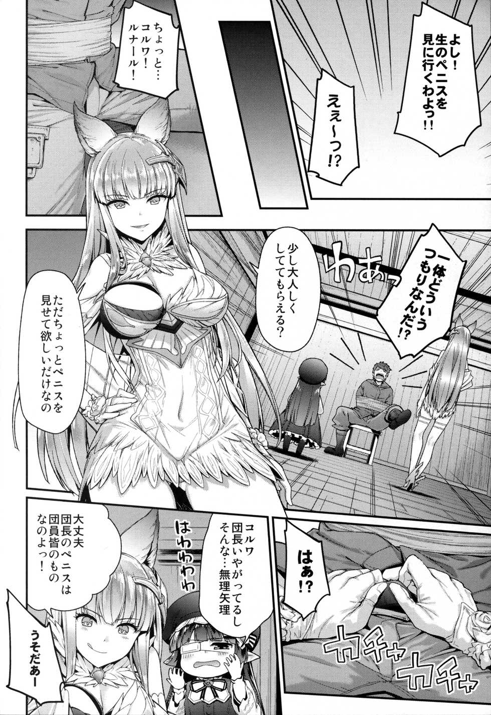 (C91) [Ichinose (Ichinose Land)] Lunalu Sensei to Korwa no Doki Doki Danshi Shuzai (Granblue Fantasy) - Page 6