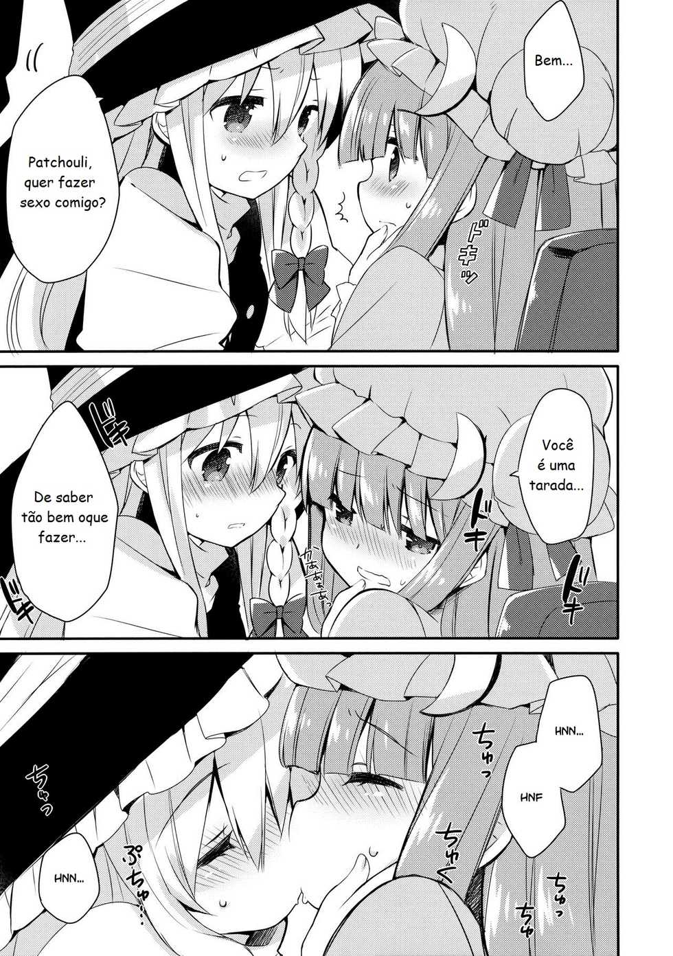 (Reitaisai 11) [D.N.A.Lab., Ichigosize (Miyasu Risa, Natsume Eri)] Lovely (Touhou Project) [Portuguese-BR] [Yurikos(as) Anônimos(as)] - Page 9