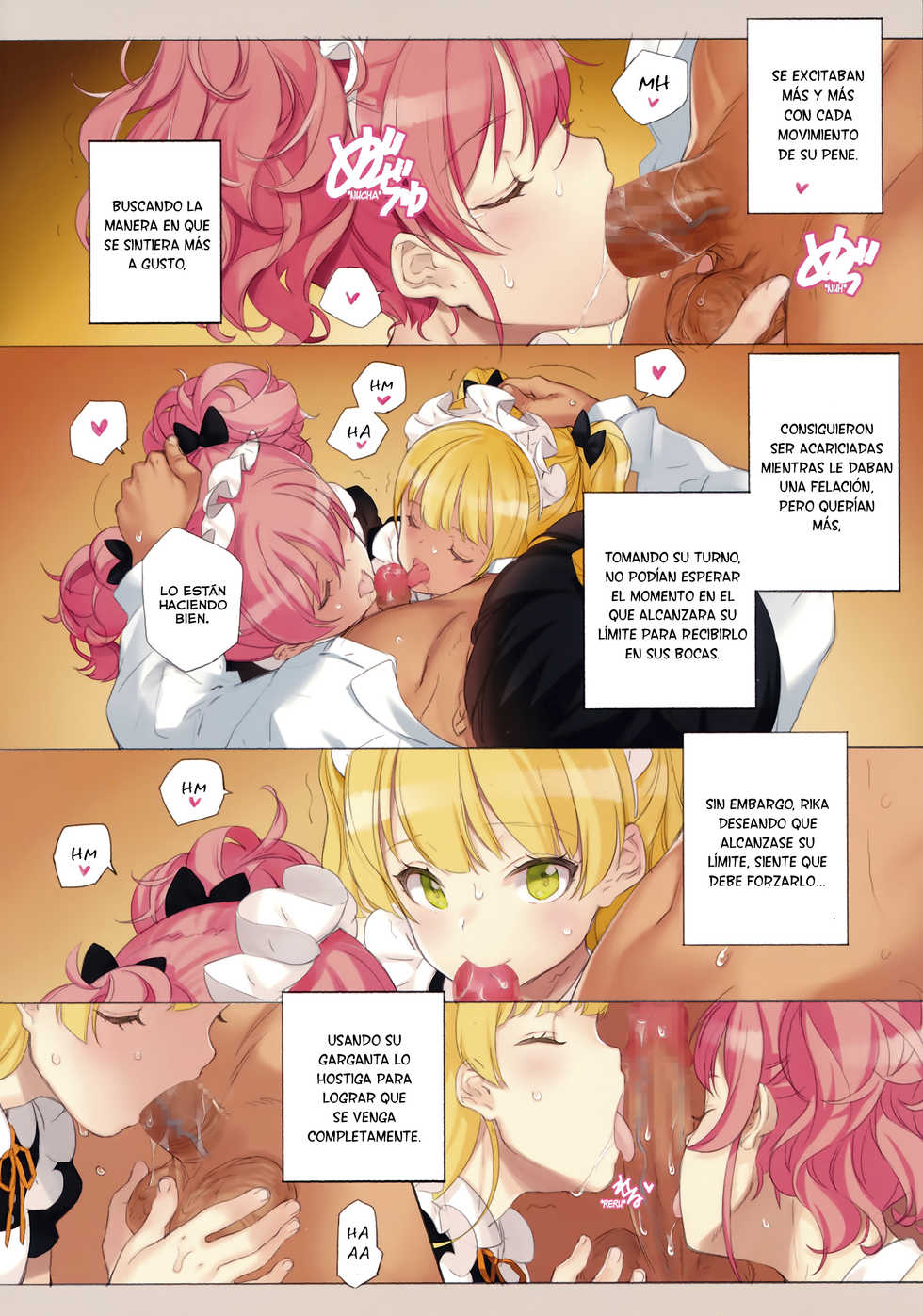 (C91) [Shoujo Kishidan (Oyari Ashito)] ORDER*MAID*SISTERS Jougasaki Shimai to Maid SEX Suru Hon (THE IDOLM@STER CINDERELLA GIRLS) [Spanish] [Lust no Fansub] - Page 10