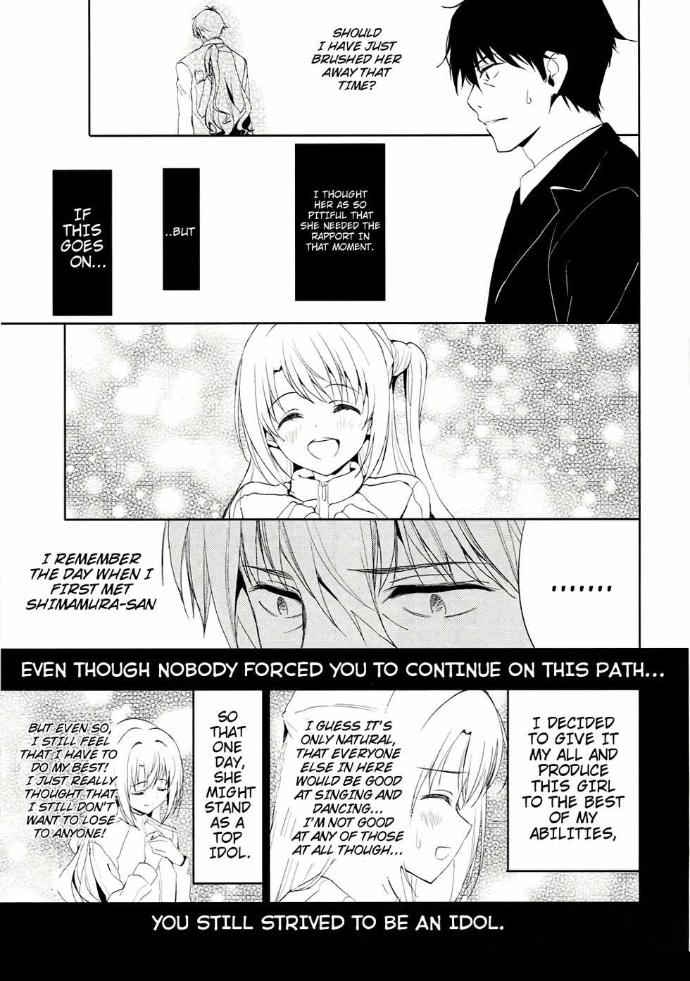 (C91) [koinu computer (Motoyon)] Ningyo wa Yuki 2 Sharin Heart - Anyone can play guitar And they won't be a nothing anymore 2 He gave me the eye (THE IDOLM@STER CINDERELLA GIRLS) [English] - Page 6