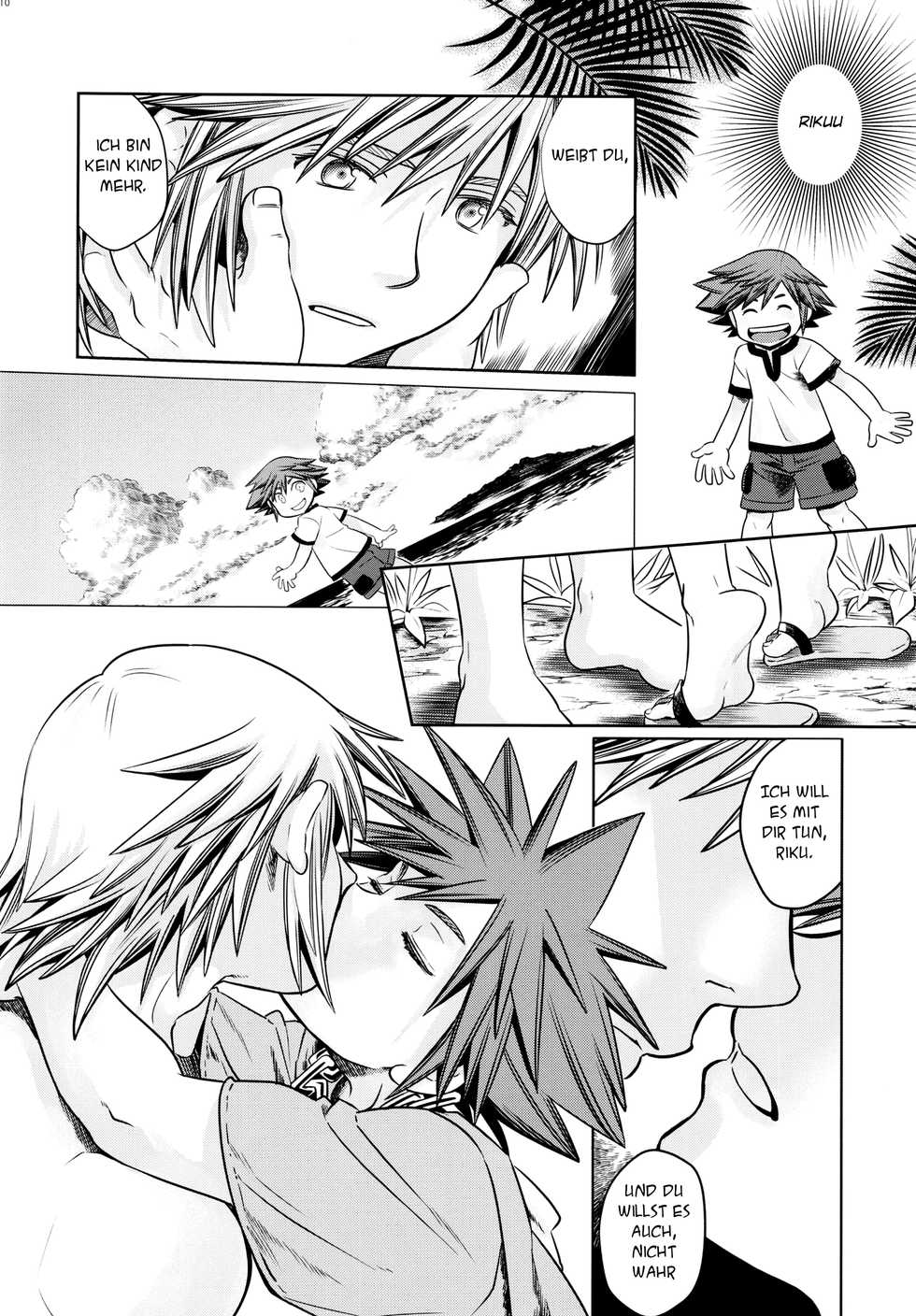 (C87) [Karasuma Pink Higashiiru (Karasuma Pink)] Doko Miten no (Kingdom Hearts) [German] [Neverman] - Page 9