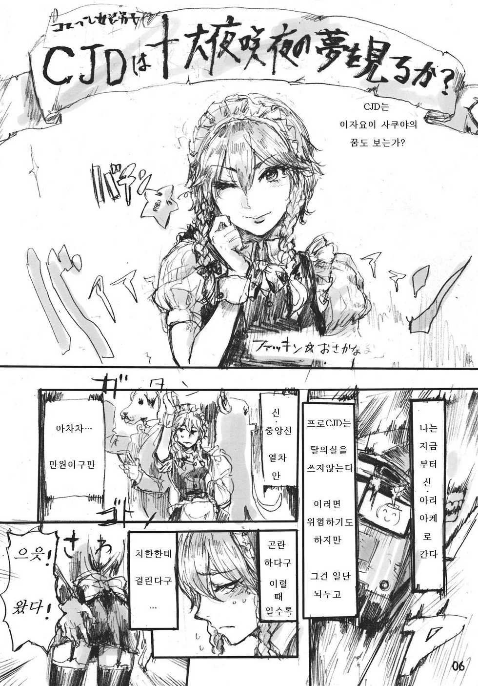 (SC49) [Denpa YunYun (Various)] CJDG (Touhou Project) [Korean] - Page 6