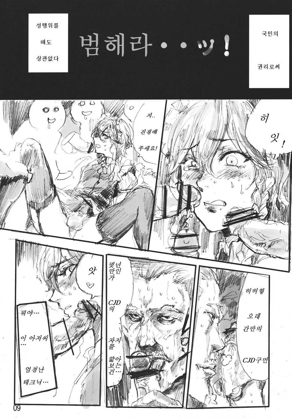 (SC49) [Denpa YunYun (Various)] CJDG (Touhou Project) [Korean] - Page 9