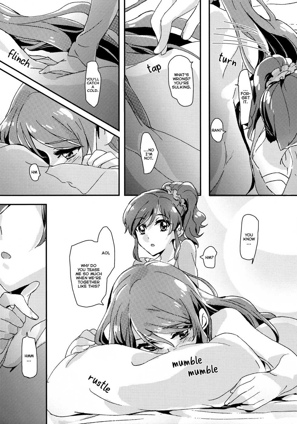 (Geinoujin wa Card ga Inochi! 11) [Keruto (Yanagi Hareta)] Tomorrow's schedule (Aikatsu!) [English] [Lazy Lily] - Page 9