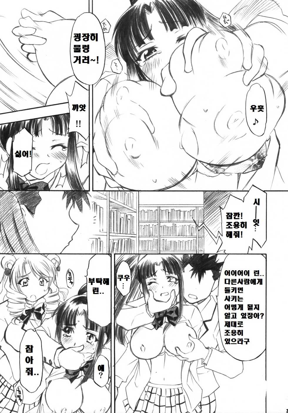 (C73) [Studio Wallaby (Nagisa Minami)] Troublekko ~Saki & Aya & Rin~ | 트러블 소녀 ~사키&아야&린~ (To LOVE-Ru) [Korean] [라그나로크] - Page 24