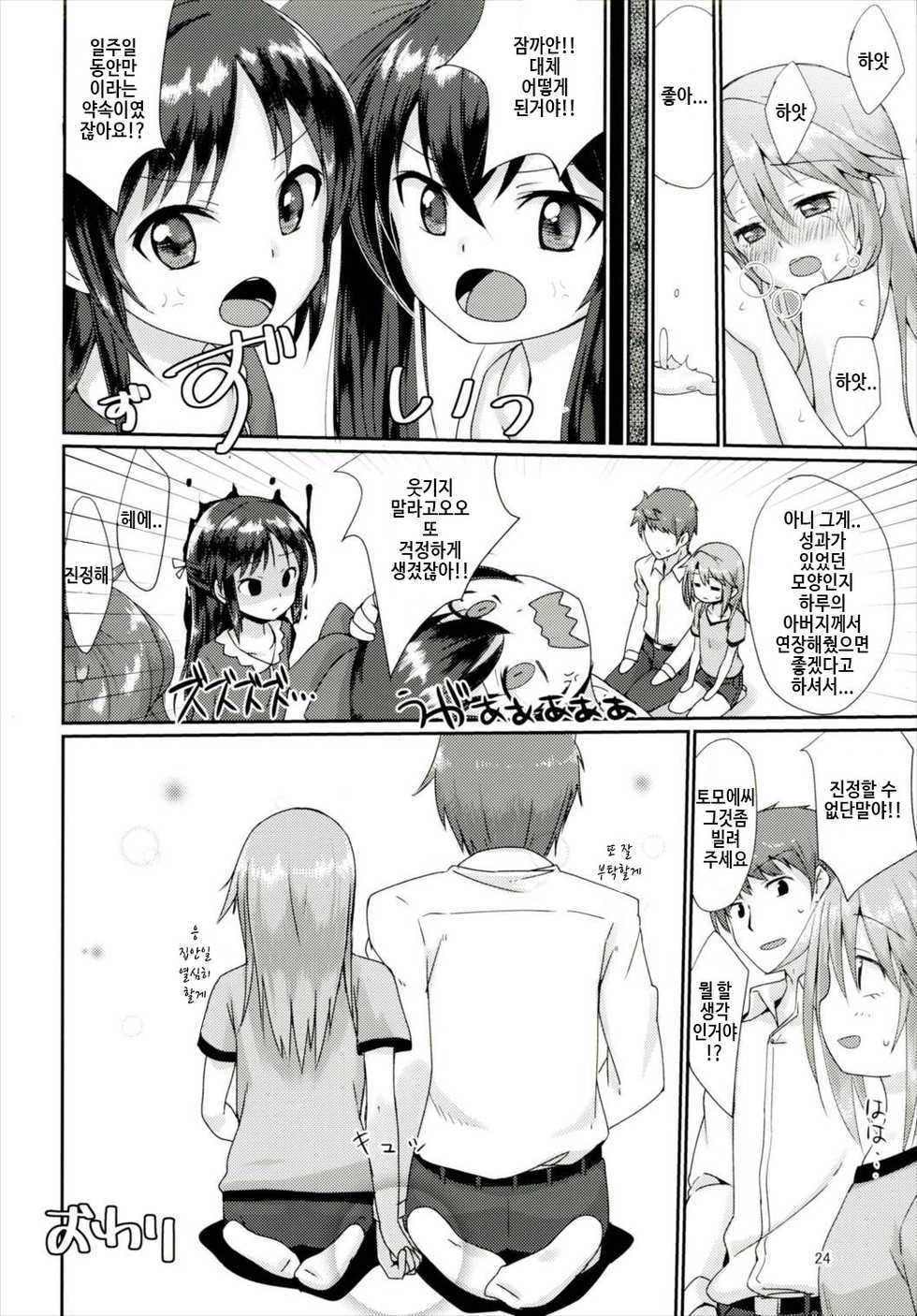 (C90) [TRoK (Mebachi Maguro)] Futari no Rokujouma (THE IDOLM@STER CINDERELLA GIRLS) [Korean] - Page 24