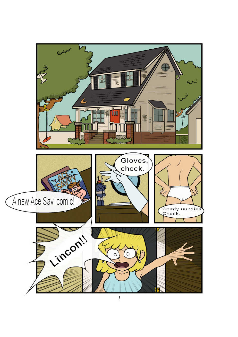 [G3mfuck3r] Super Taboo (The Loud House) [English - Page 1