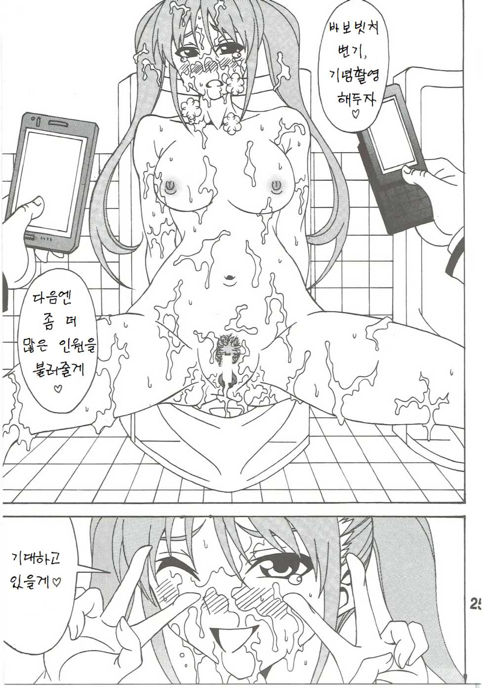(C86) [RPG COMPANY 2 (Souma-Monooki 2tsu-Rousoku)] Aho Bitch Girl (Aho Girl) [Korean] [lwnd] - Page 24