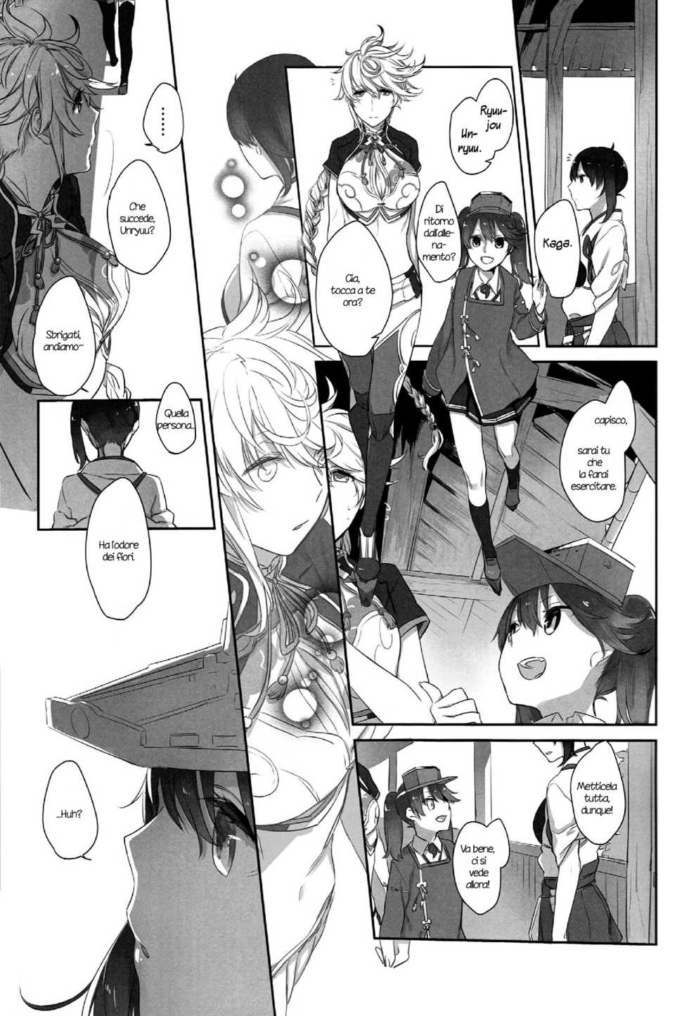 (C90) [Sleeper (Nekomura)] Kaga no Hana Wazurai | La Malattia Floreale di Kaga (Kantai Collection -KanColle-) [Italian] [Giglio Italiano scans] - Page 3