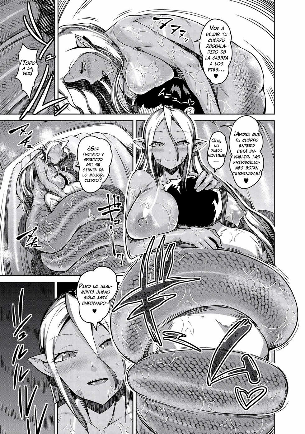 [AHOBAKA] Hebihame! | ¡Sexo serpentil!  (Bessatsu COMIC Anthurium Ningen Igai ja Dame desu ka? Vol. 3) [Spanish] =Vile= [Digital] - Page 5