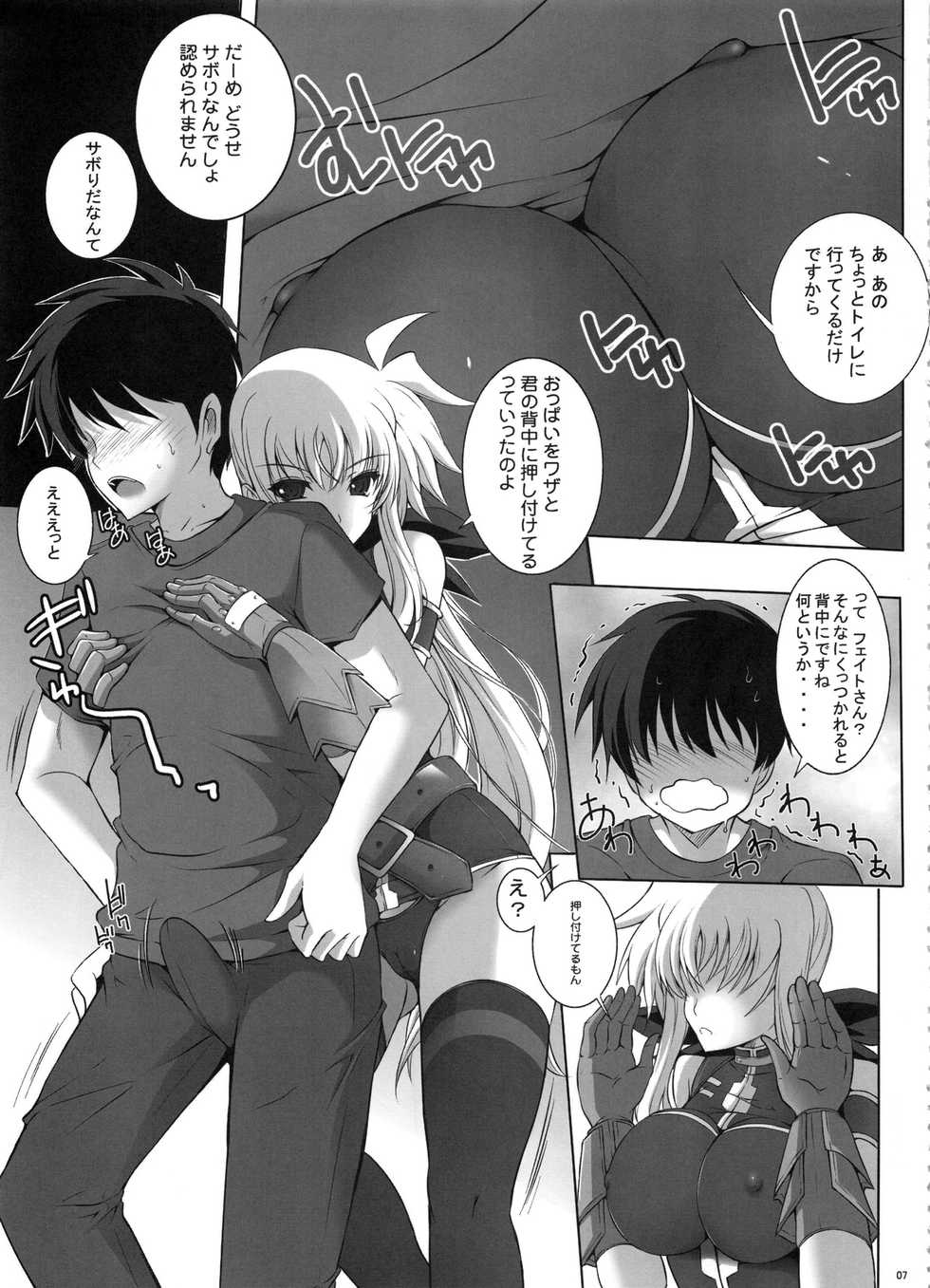 (C82) [Rivajima (Yajima Index)] Bokura wa Minna Fate-san to Issho ni Hatsutaiken o Shitakatta (Mahou Shoujo Lyrical Nanoha) - Page 6