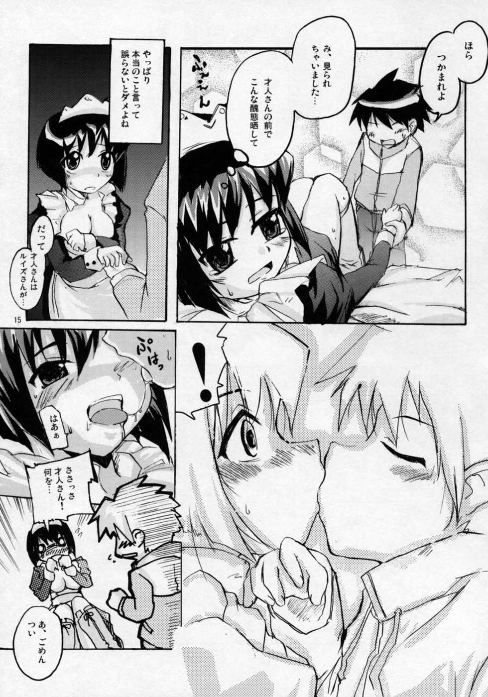 [Sound Sticker (Yoshida Masahiko)] Nukegake Paranoia (Zero no Tsukaima) - Page 14
